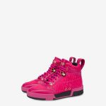 Moschino Hohe Sneakers Aus Nylon Allover Logo (POLMN15064G1H101604)