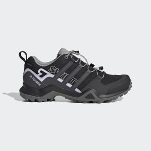 adidas TERREX Swift R2 GORE-TEX Wanderschuh Core Black / Dgh Solid Grey / Purple Tint (EF3363)