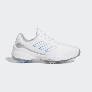 adidas ZG23 Lightstrike Golfschuh Cloud White / Blue Fusion Met. / Silver Metallic (GZ2174)
