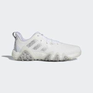 adidas Codechaos 22 Spikeless Golfschuh Cloud White / Silver Metallic / Grey Two (GX3932)