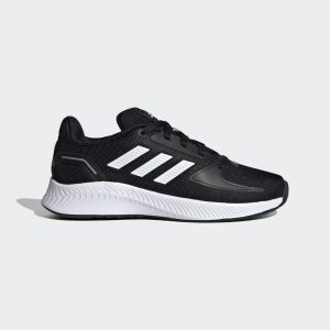 adidas Runfalcon 2.0 Laufschuh Core Black / Cloud White / Silver Metallic (FY9495)