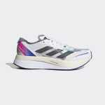 adidas Adizero Boston 11 Laufschuh Cloud White / Core Black / Lucid Blue (HQ3693)