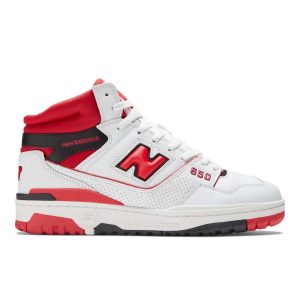 New Balance 650 Weiß/blanc/Rot/rouge (BB650RWR)