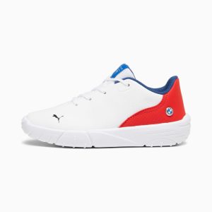 Puma BMW M Motorsport Drift Cat Decima Kinder Motorsportschuhe Weiß (307267-06)
