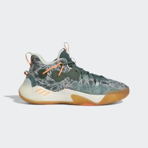 adidas Harden Stepback 3 Basketballschuh Green Oxide / Beam Orange / Off White (GZ7240)