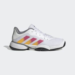 adidas Barricade Tennisschuh Cloud White / Solar Gold / Lucid Fuchsia (HP9697)