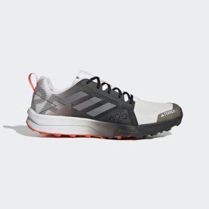 adidas TERREX Speed Flow Trailrunning-Schuh Non Dyed / Grey Three / Impact Orange (HR1126)