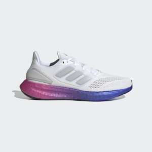 adidas Pureboost 22 Laufschuh Cloud White / Grey Two / Lucid Blue (HQ8585)