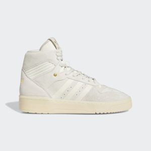 adidas Rivalry High Schuh Off White / Cream White / Easy Yellow (FZ6324)