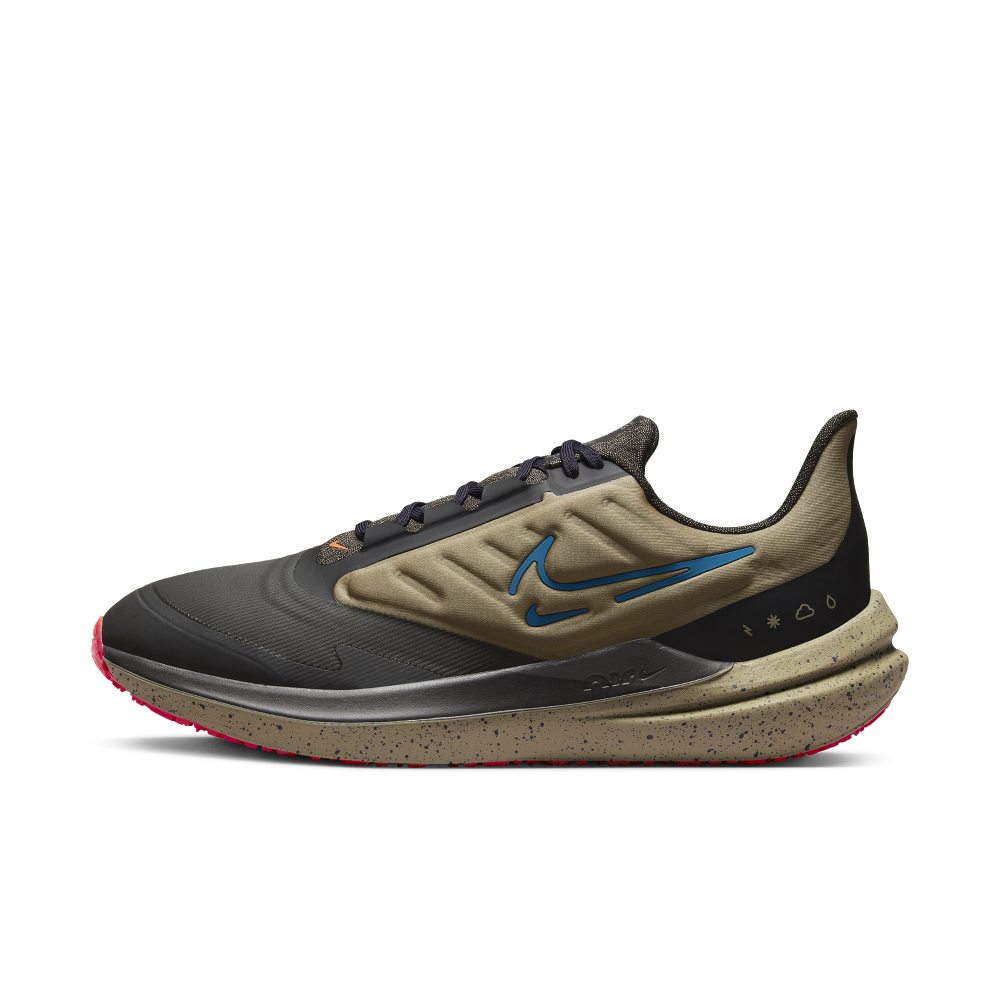 Nike Air Winflo 9 Shield wetterfester Straßenlaufschuh für Braun (DM1106-200)