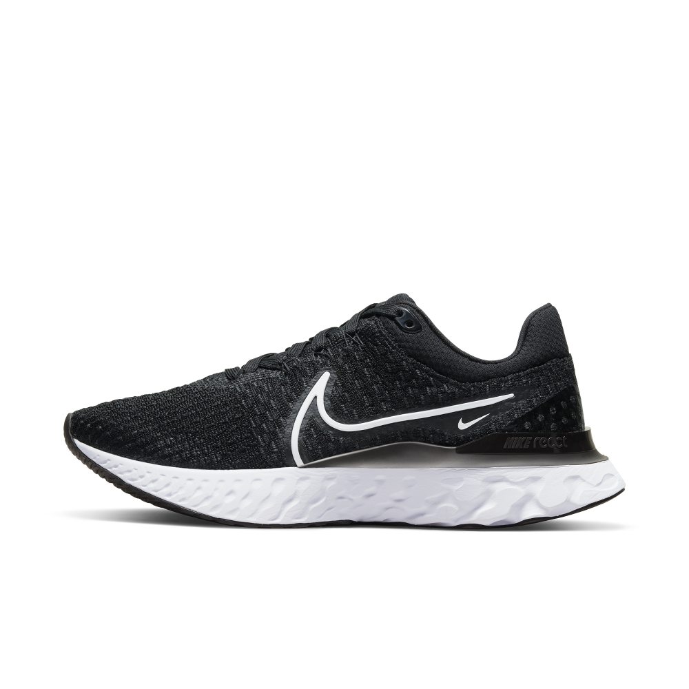 Nike React Infinity Run Flyknit 3 Straßenlaufschuh für Schwarz (DD3024-001)