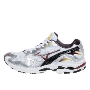 Mizuno Wave Rider 10 White / Cabernet / Silver (D1GA210410)