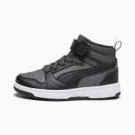 Puma Rebound V6 Mid WTR Kinder  Schwarz (307979-01)