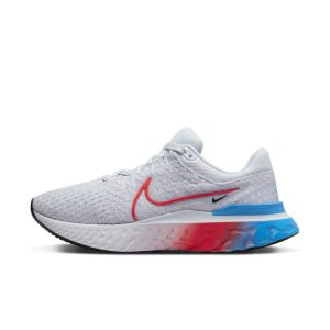 Nike React Infinity Run Flyknit 3 Straßenlaufschuh für Grau (DV2178-001)