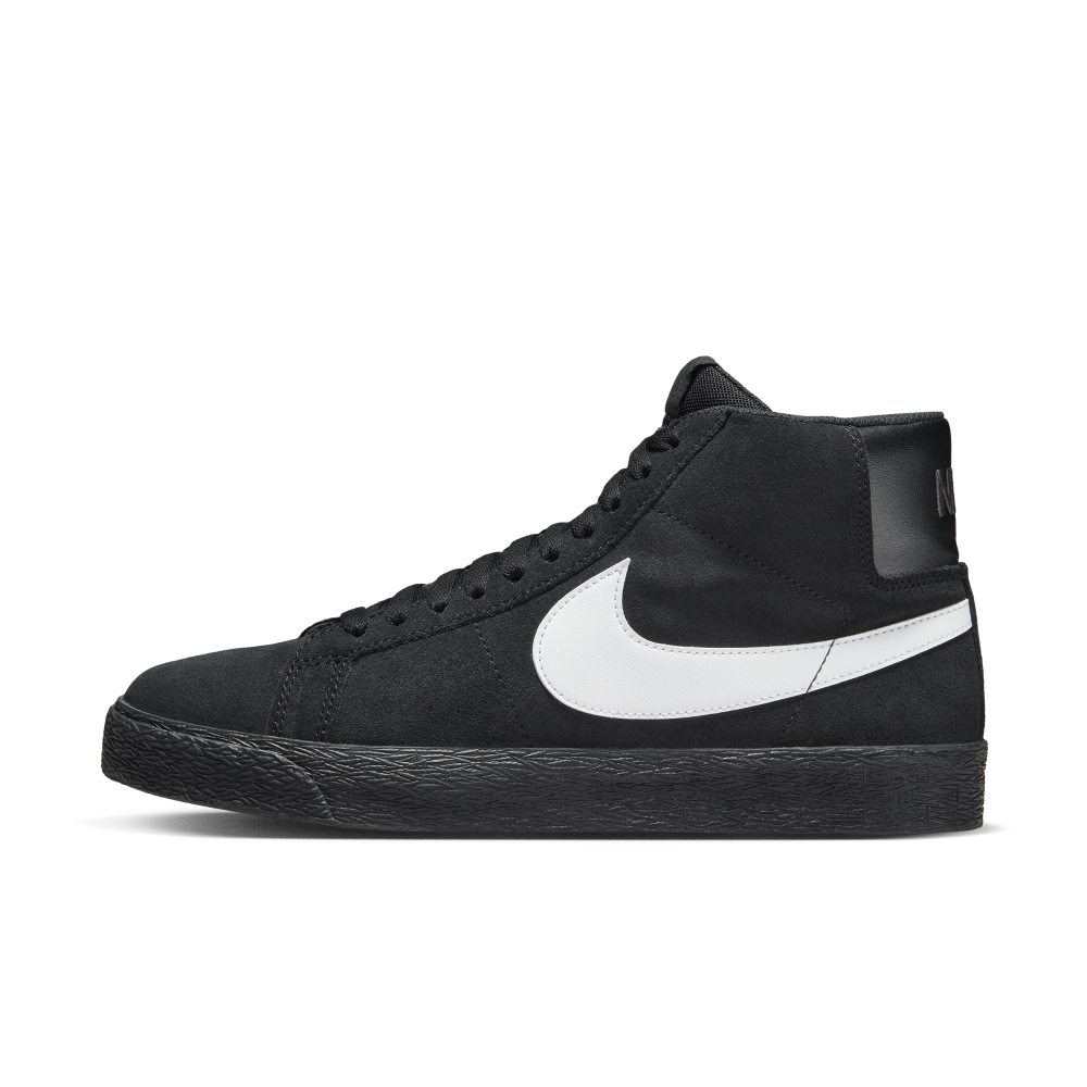 Nike SB Zoom Blazer Mid Skateboardschuh – Schwarz Schwarz (864349-007)