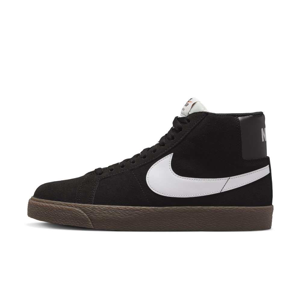 Nike SB Zoom Blazer Mid Skateboardschuh – Schwarz Schwarz (864349-010)