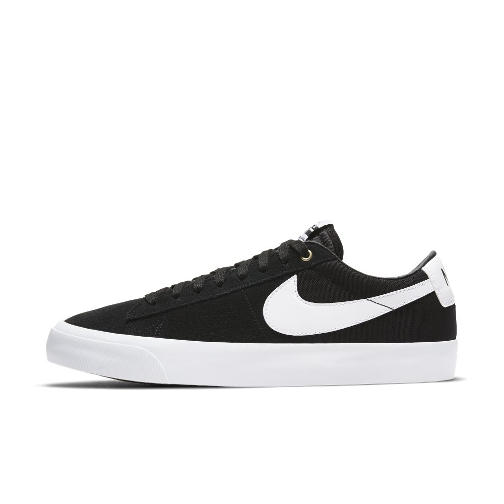 Nike SB Zoom Blazer Low Pro GT Black / White / Black / Gum Light Brown (DC7695-002)