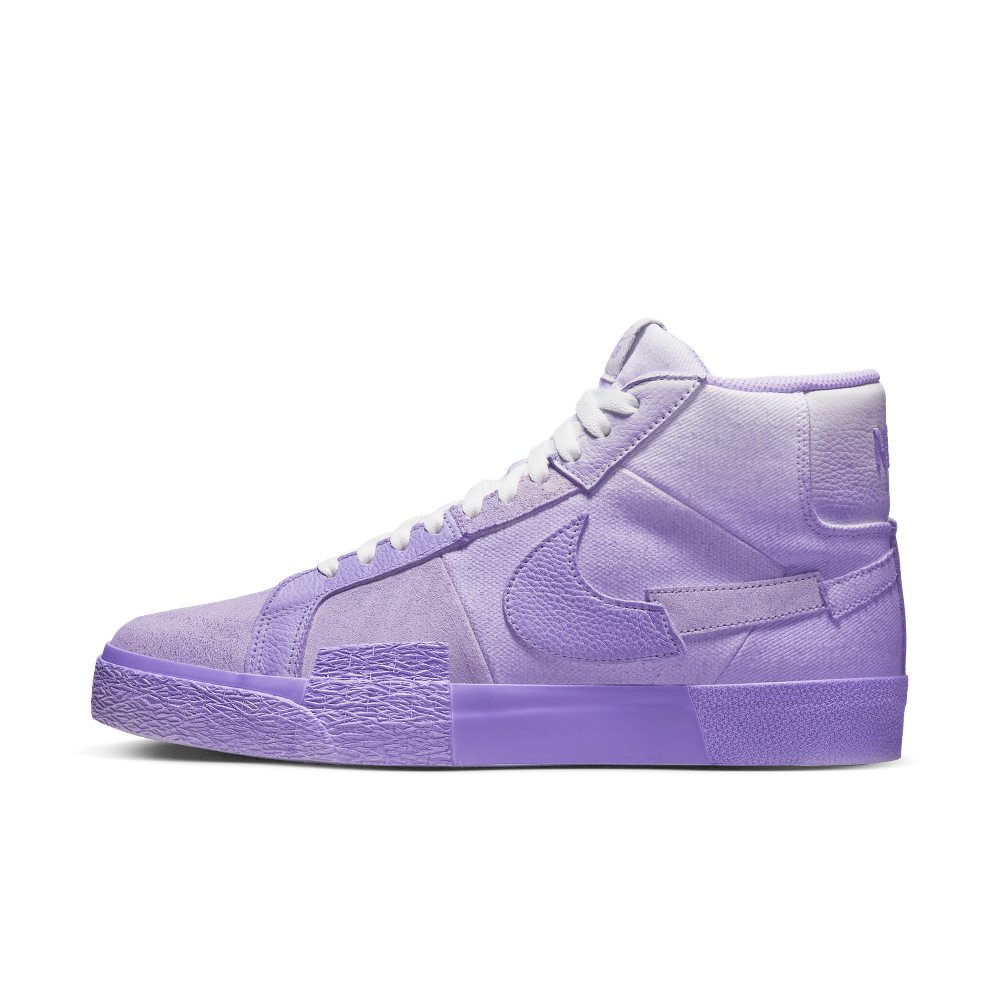 Nike SB Zoom Blazer Mid PRM Skateboardschuh – Lila Lila (DR9087-555)