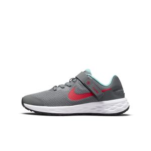 Nike Revolution 6 FlyEase Straßenlaufschuh für einfaches An- und Ausziehen für ältere Grau (DD1113-006)
