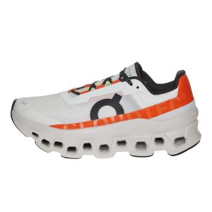 On Cloudmster Undyed-white / Flame (6198086)