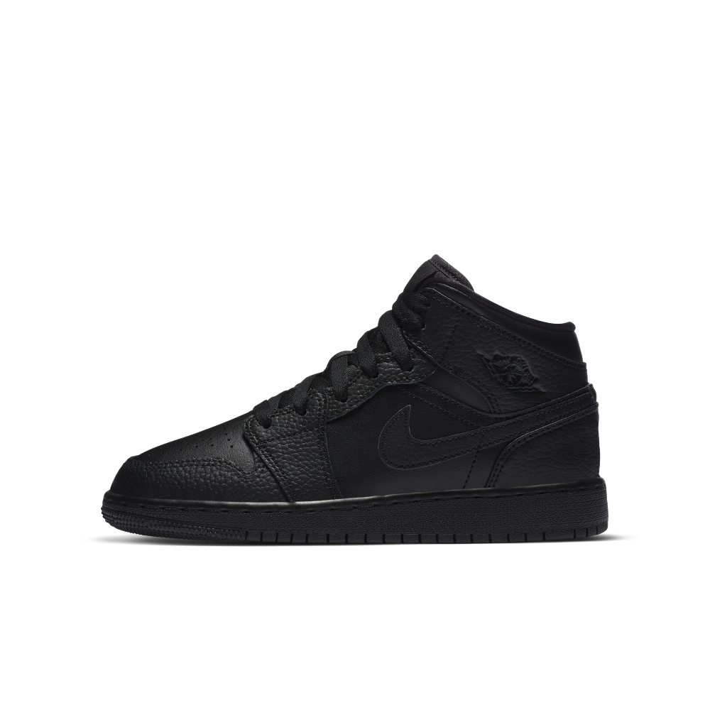 Air Jordan 1 Mid Schwarz (554725-091)