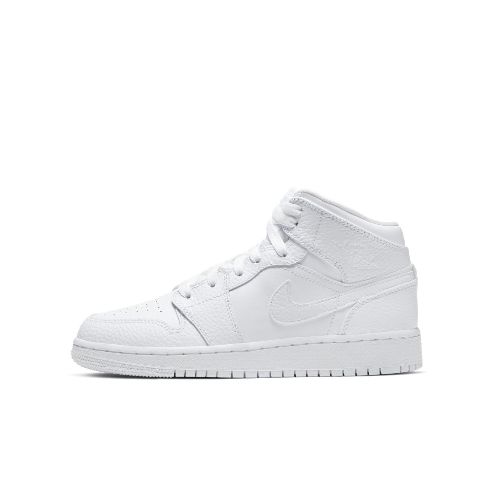 Air Jordan 1 Mid Weiß (554725-130)