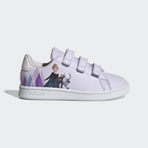 adidas x Disney Die Eiskönigin Anna und Elsa Advantage Schuh Purple Tint / True Pink / Cloud White (GY5438)