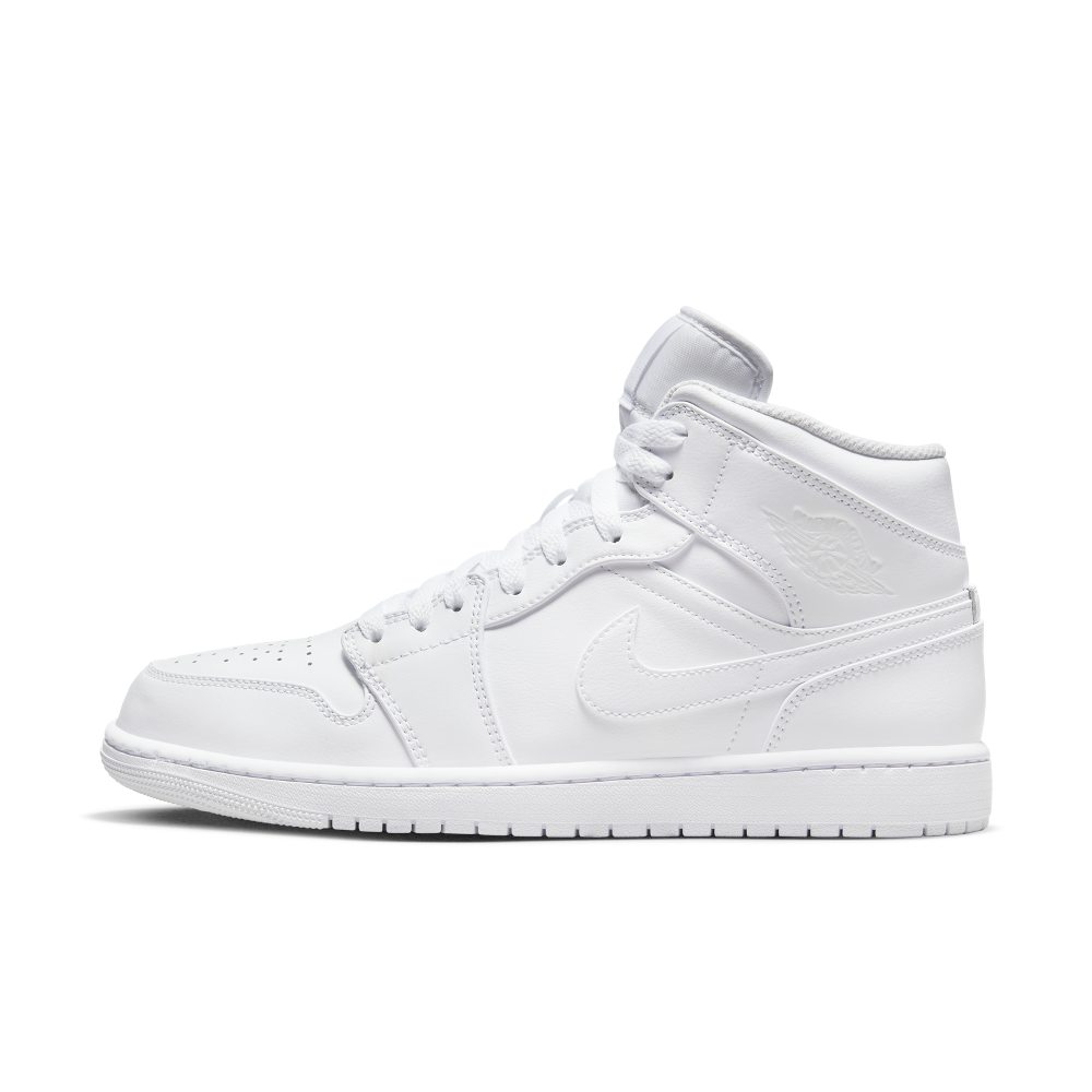Air Jordan 1 Mid Weiß (554724-136)
