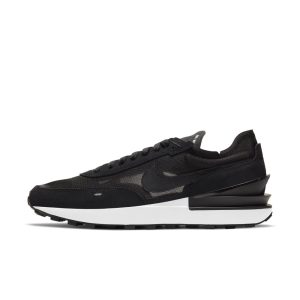 Nike Waffle One Black / Black – White – Orange (DA7995-001)