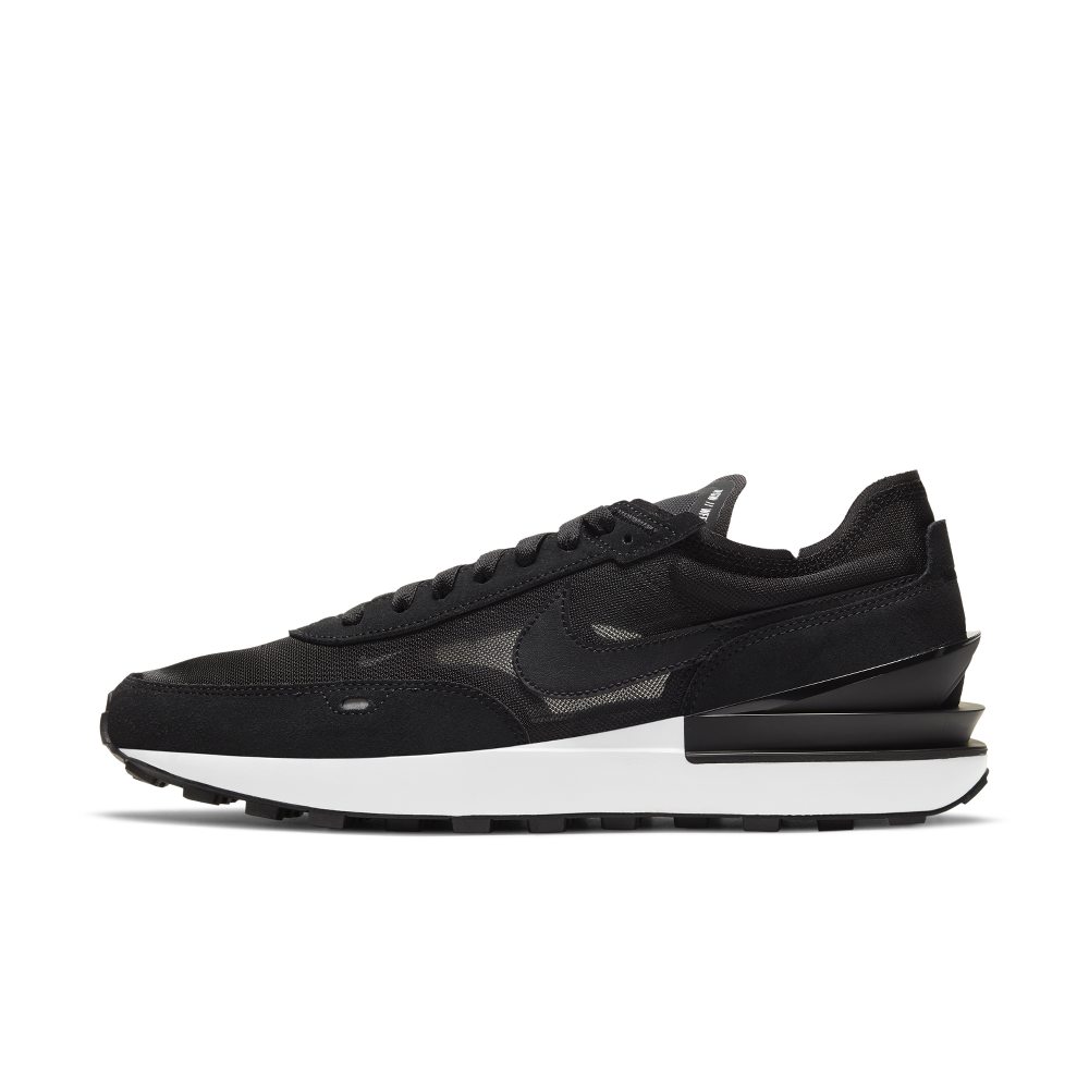 Nike Waffle One  Black / Black – White – Orange (DA7995-001)