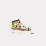 Kenzo Baskets Montantes Kenzoschool Femme Multicolore – Taille 38 (FD52SN020F75)
