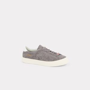Kenzo Baskets En Cuir Suédé Kenzoswing Homme Gris – Taille 40 (FD55SN030L74)