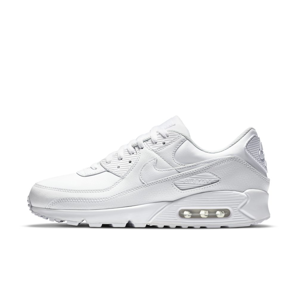 Nike Air Max 90 Leather Triple White (2020)
