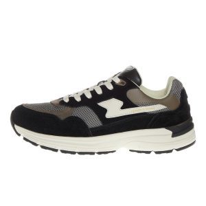 Stepney Workers Club Amiel S-Strike Suede Mix Black / Grey (YP01015)