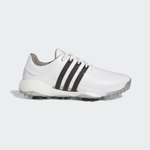 adidas Tour360 22 BOOST Golfschuh Cloud White / Core Black / Silver Metallic (GY9808)