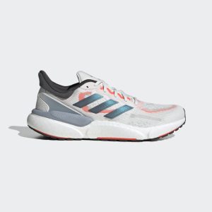 adidas Solarboost 5 Laufschuh Crystal White / Grey Five / Solar Red (GW1962)