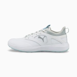Puma IGNITE Malibu Golfschuhe Damen Weiß/Silber (376158-01)