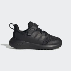 adidas Fortarun 2.0 Cloudfoam Sport Running Elastic Lace Top Strap Schuh Core Black / Core Black / Carbon (HP2502)