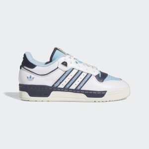 adidas Rivalry Low 86 Schuh Cloud White / Clear Blue / Shadow Navy (FZ6334)
