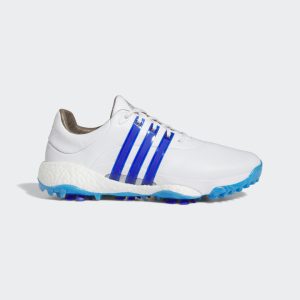 adidas Tour360 22 Golfschuh Cloud White / Lucid Blue / Silver Metallic (GV9400)