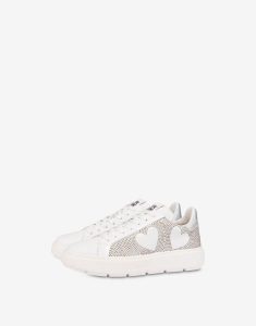 Moschino Sneaker Mit Strass Und Herzen Bold Love (POLJA15734G0HJA810A)