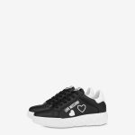 Moschino Sneaker Aus Kalbsleder Heart Love (POLJA15904G0HIA100A)
