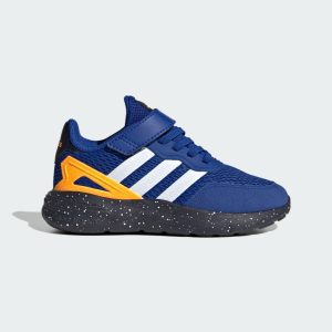 adidas Nebzed Elastic Lace Top Strap Schuh Royal Blue / Cloud White / Flash Orange (ID2455)