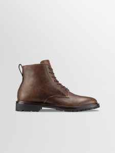 Koio Bergamo In Anchor Men’s Lace-Up Leather Boots (BEAN)