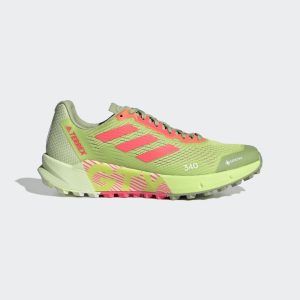 adidas TERREX Agravic Flow 2.0 GORE-TEX Trailrunning-Schuh Pulse Lime / Turbo / Cloud White (H03182)