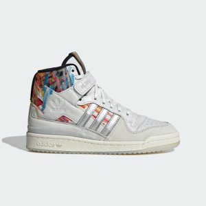 adidas Forum High Schuh Core White / Bold Gold / Black/Red (IG6351)