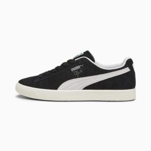 Puma Clyde Hairy Suede Schwarz (393115-02)