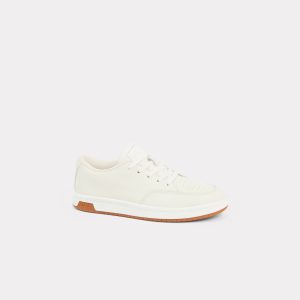 Kenzo Baskets Kenzo-dome En Cuir Homme Blanc Casse – Taille 41 (FD65SN060L53)