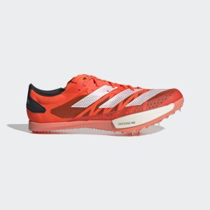 adidas Adizero Ambition Spike-Schuh Solar Red / Zero Metalic / Coral Fusion (HQ3773)