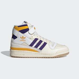 adidas Forum 84 High Schuh Cream White / Collegiate Purple / Collegiate Gold (GX9054)